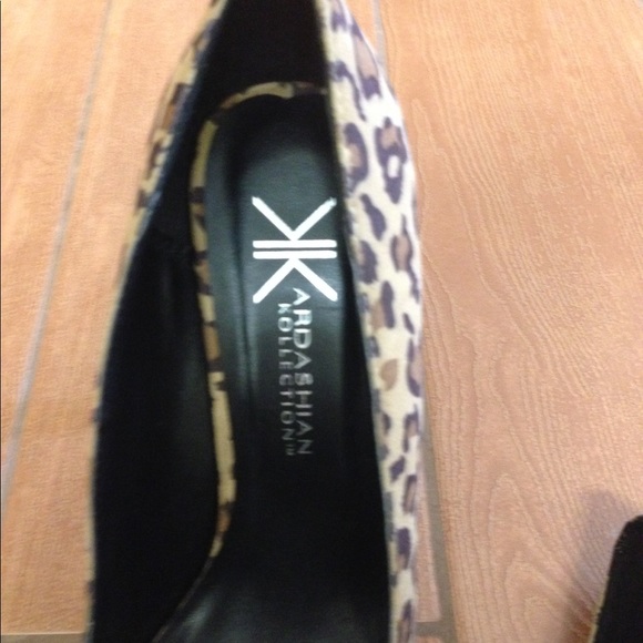 Kardashian Leopard Stilettos  size 8 1/2 - Picture 6 of 6